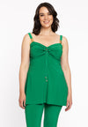 Top met bandjes dolce - Groen