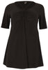 Tunic wide bottom strings DOLCE - black - #4