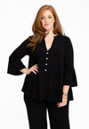 Tuniek met ruches dolce - Zwart
