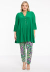 Tunic frilled long DOLCE - green - #5
