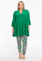 Tunic frilled long DOLCE - green  - #5