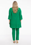 Tunic frilled long DOLCE - green - #3