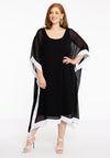 Dress square VOILE - black