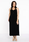 Jurk met bandjes dolce - Zwart