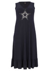 Dress A-line Star DOLCE - blue