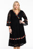 Dress pompom lace - black 