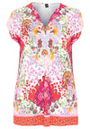 Tunic wide ROCCO - red - #4
