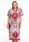 Dress wide ROCCO - red