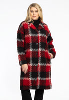 coat big CHECK - red - #1