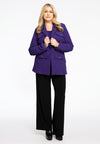 Blazer Pockets BOUCLE - purple 