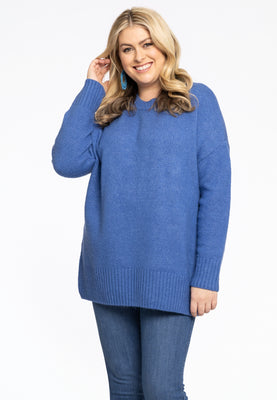 Pullover Round Neck - indigo - #1