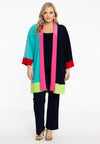 Kimono colourblocking dolce - blauw