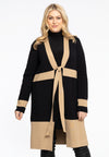 Cardigan Knot Knitted - black