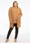 Cardigan Cocoon - mid brown