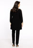 Tunic Wide Bottom Contrast Lines DOLCE - black  - #3