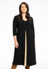 Dress contrast DOLCE - black 