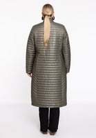 Puff Coat Horizontal Lines - green  - #3