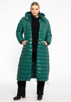 Puff Coat Hooded - green 