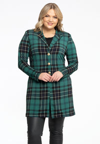 Blazer long TARTAN - green - #1