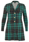 Blazer long TARTAN - green - #4