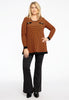 Tunic flare fake pockets KARINA - orange - #2