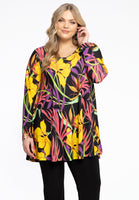 Tunic swing long sleeve AURA - black - #1