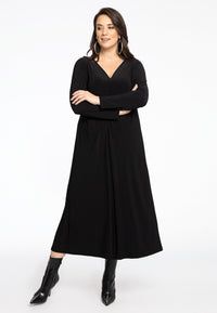 Dress long gather DOLCE - black - #2