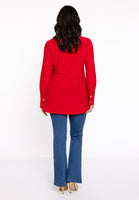 Blouse flare puff sleeve DOLCE - red - #3