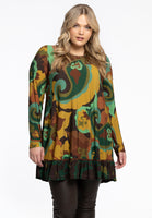 Tunic ruffles MAUDE - green  - #1