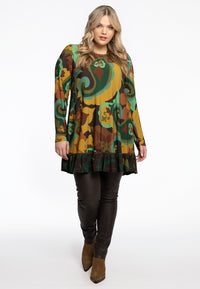 Tunic ruffles MAUDE - green - #2