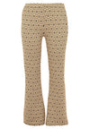 Broek Bootleg DIAMONDS - light brown - #3