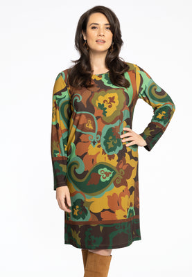 Dress round neck MAUDE - green  - #1