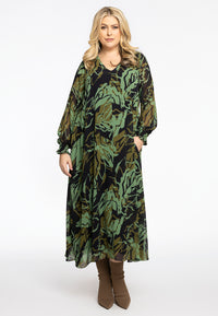 Dress swing smocksleeve AMAZONE - green - #2
