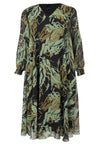 Dress swing smocksleeve AMAZONE - green - #4