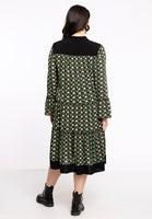 Dress GEOMETRIC - green - #3