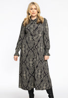 Dress buttoned SANSA - black - #1