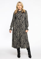 Dress buttoned SANSA - black  - #2