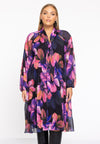 Dress plissee CARA - black