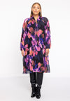 Dress plissee CARA - black