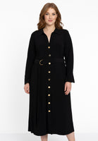 Dress Buttoned Long DOLCE - black - #1