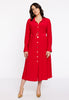 Dress Buttoned Long DOLCE - red - #2