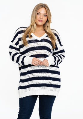 Pullover stripes - blue - #1