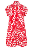 Dress sleeveless PENELOPE - red - #4