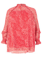 Tunic ruffle ROSSA - red  - #4