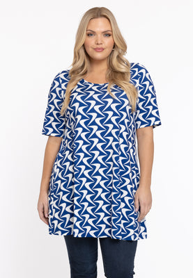 Tunic wide bottom ISLA - indigo - #1