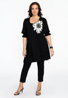 Tunic wide bottom GEMMI - black 