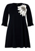 Tunic wide bottom GEMMI - black  - #4