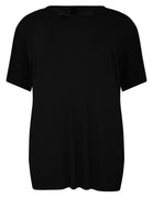 Tunic straight PLISSE - black - #4