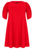 Dress puff sleeve DOLCE - red - #4