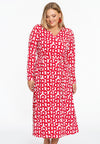 Overslagjurk penelope - Rood